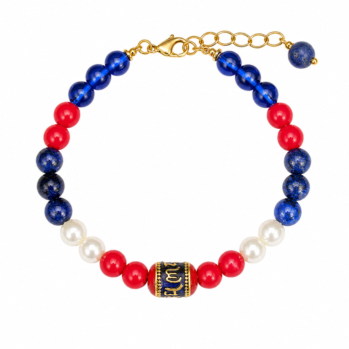 Fashionable color handmade bracelet with natural lapis lazuli, malachite, and red agate gemstones, new style necklace and choker for women